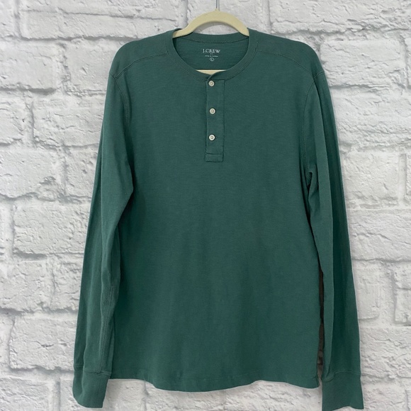 J. Crew Men's Long Sleeve Henley - Picture 1 of 3